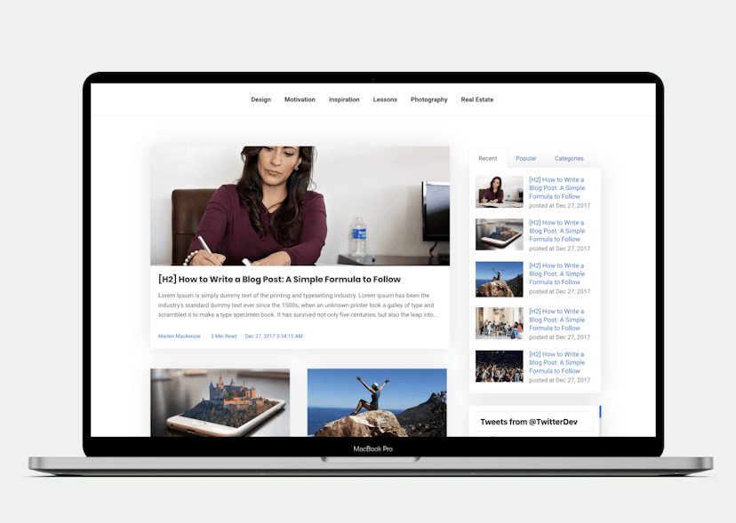Blog ( NoCode Theme For Marketers )